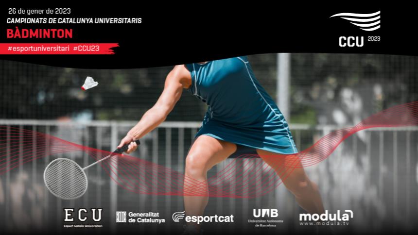 S’obren inscripcions pels Campionats de Catalunya Universitaris de Bàdminton 2023